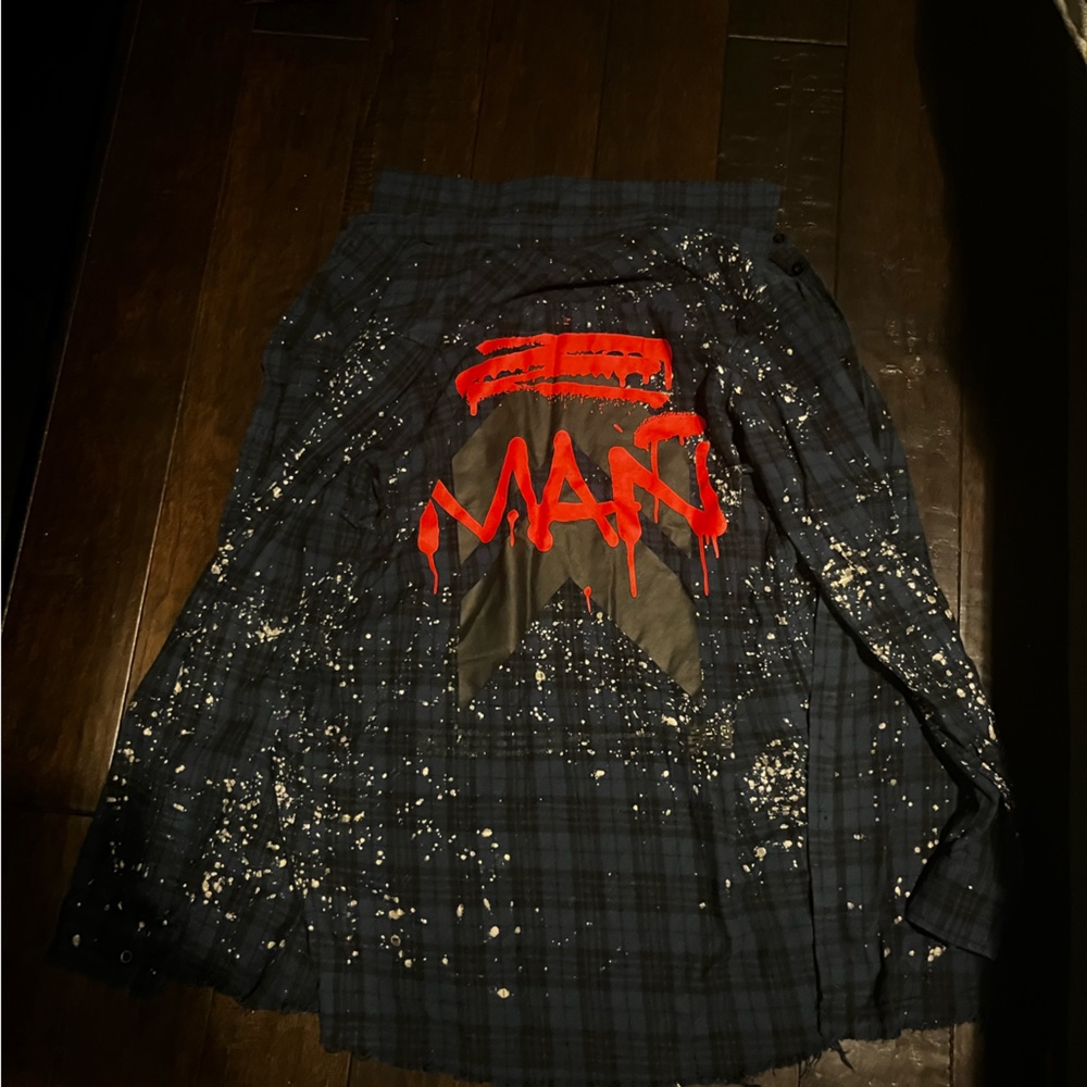 Boohooman long flannel